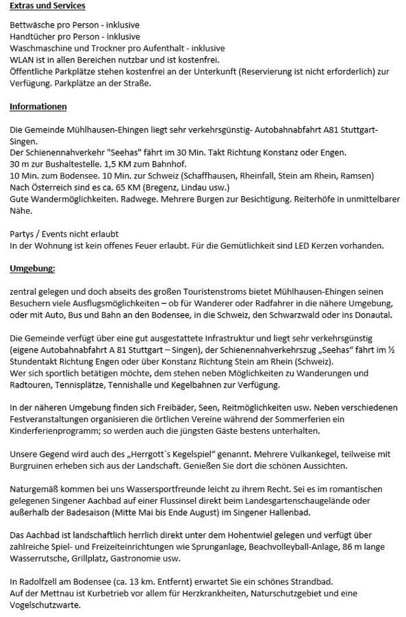 Ferienwohnung Kraehennest In Den Hegaubergen - Naehe Bodensee Muhlhausen-Ehingen ภายนอก รูปภาพ